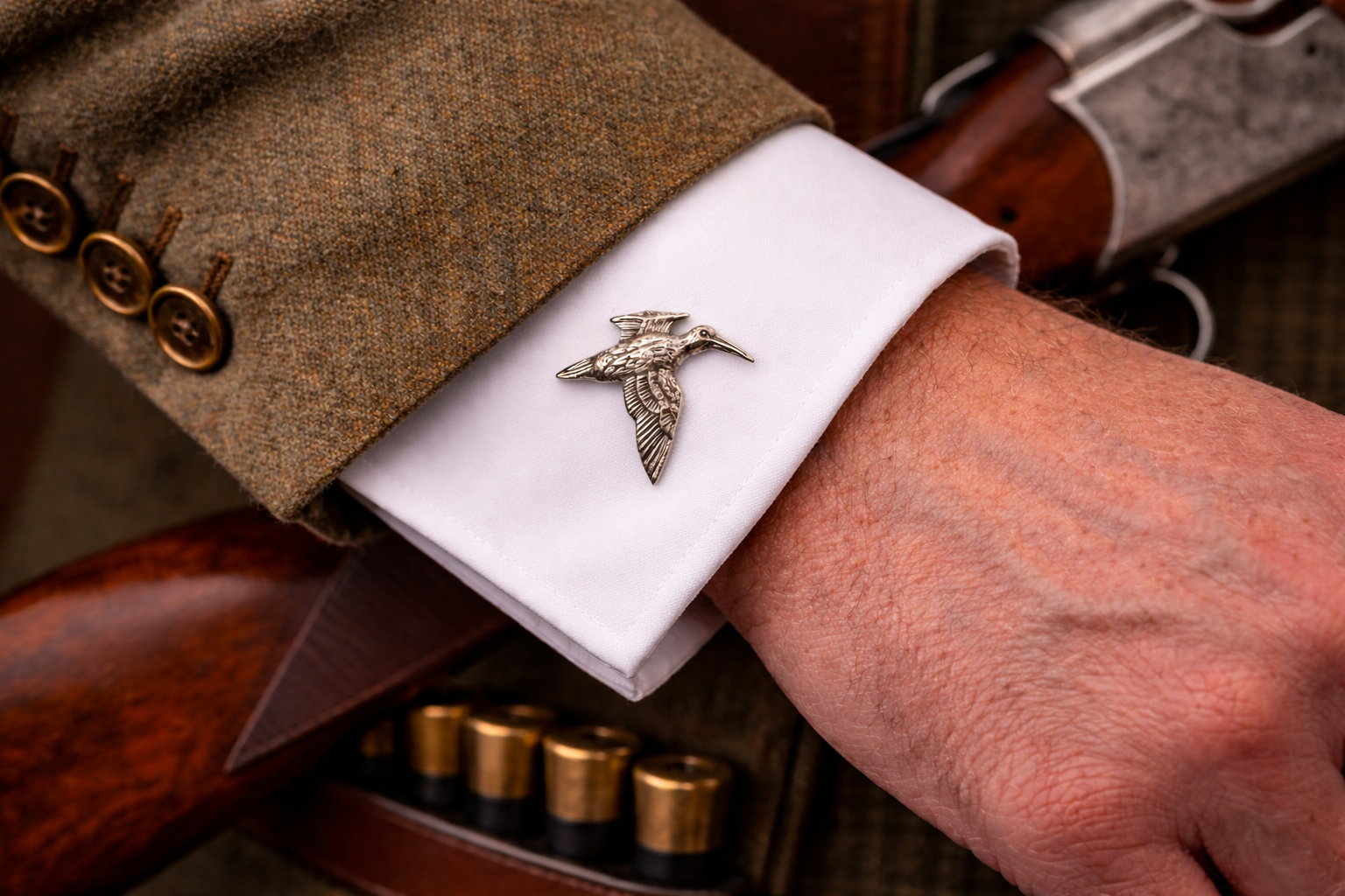 Boutons de manchette Bécasse