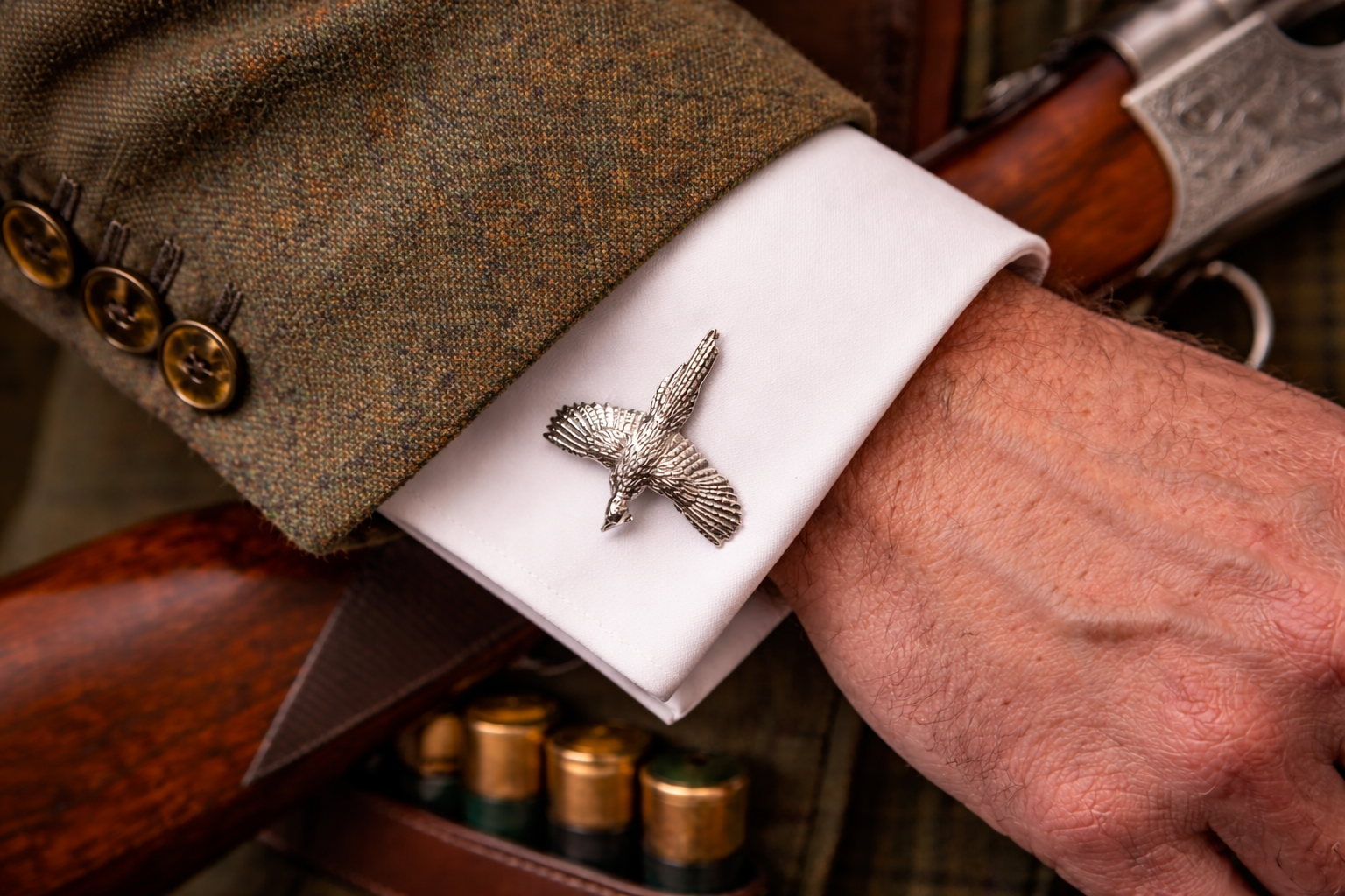 Boutons de manchette Faisan