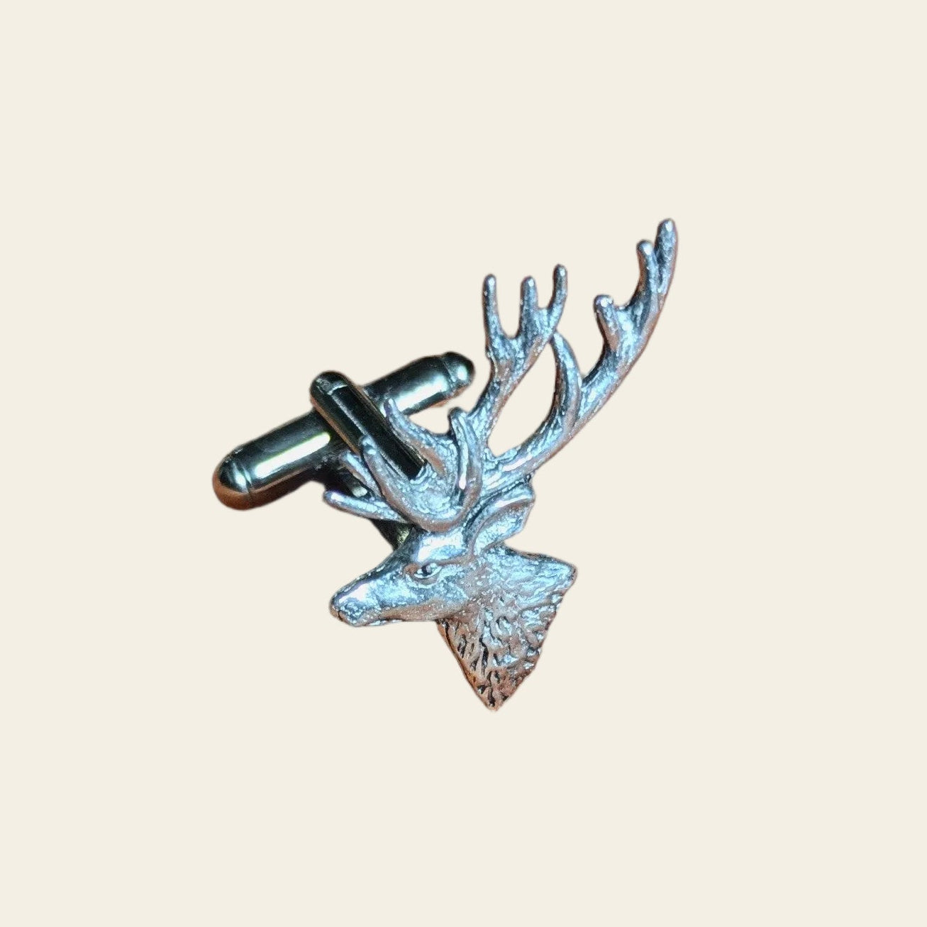 bouton de manchette pour chasseur cerf