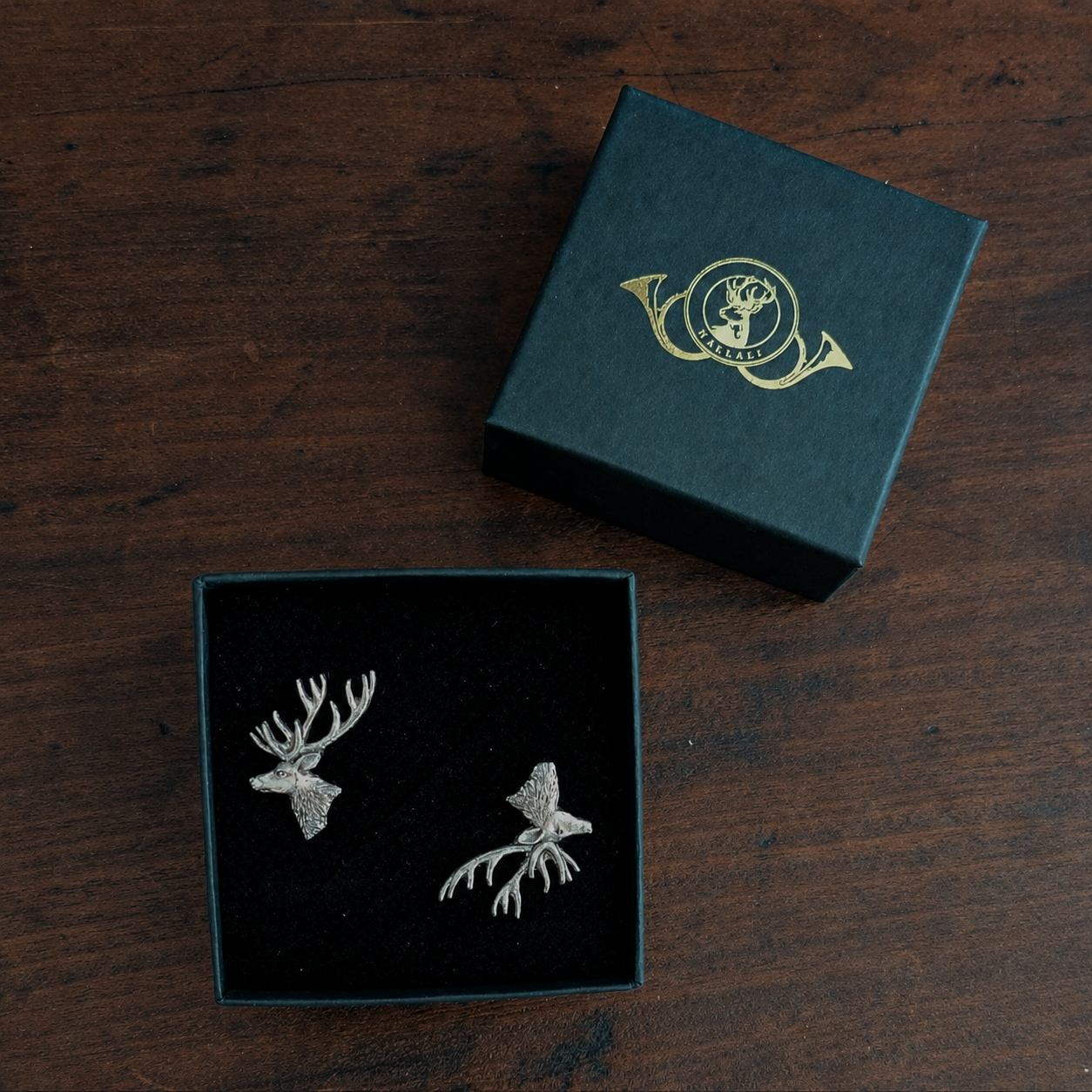 bouton de manchette chic pour chasseur