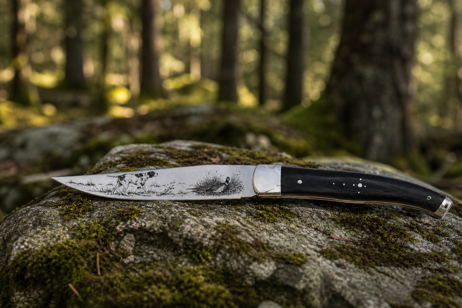 Laguiole 12cm corne de vache