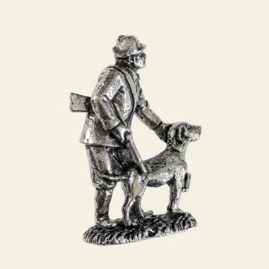 Figurine chasseur & chien