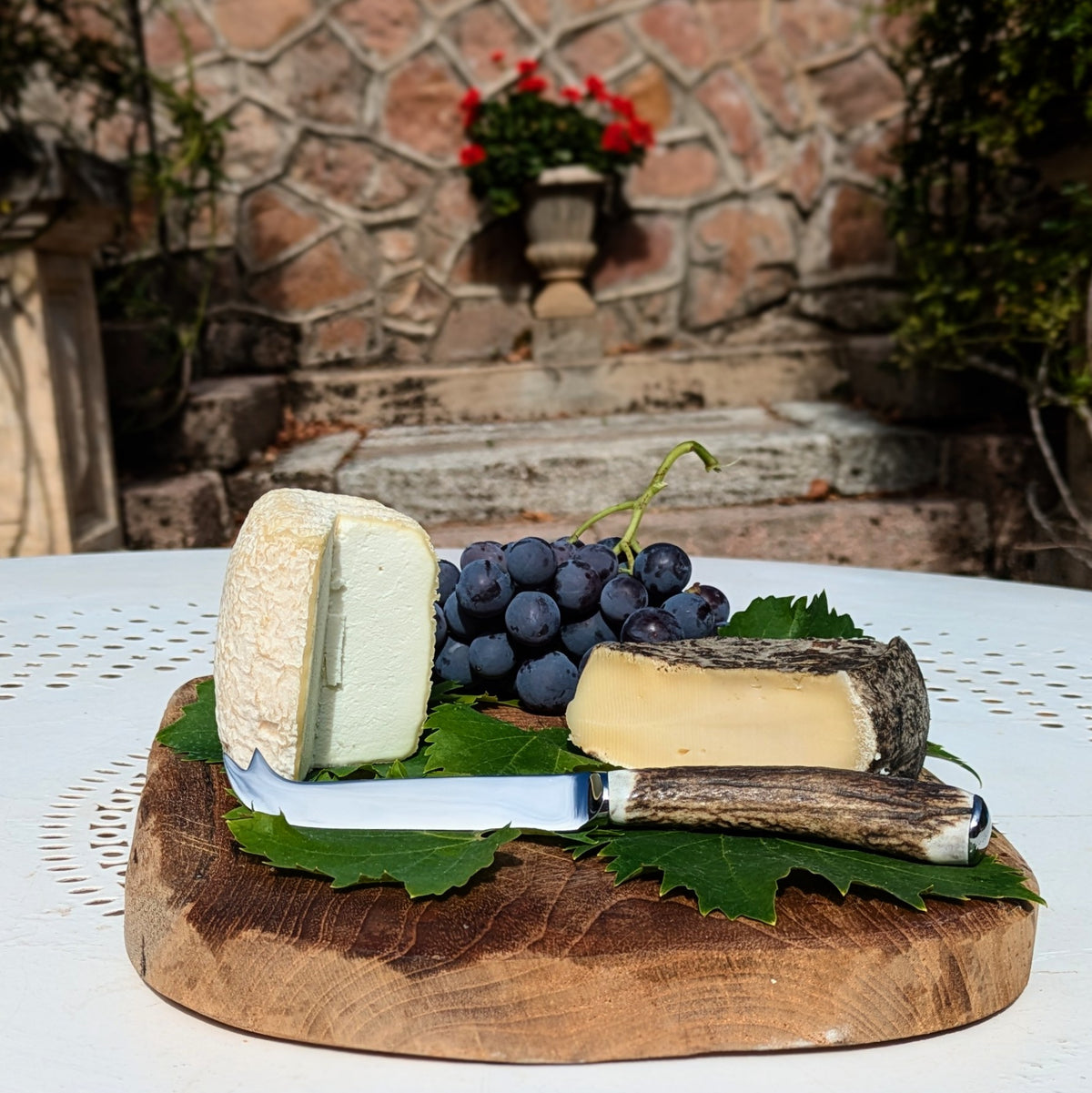 couteau à fromage bois de cerf